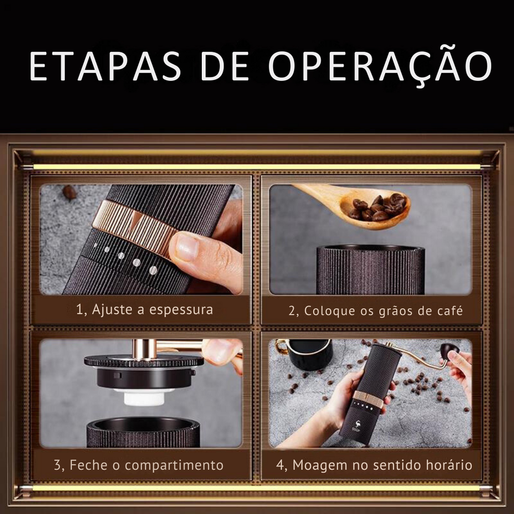 Moedor de Café Luxo