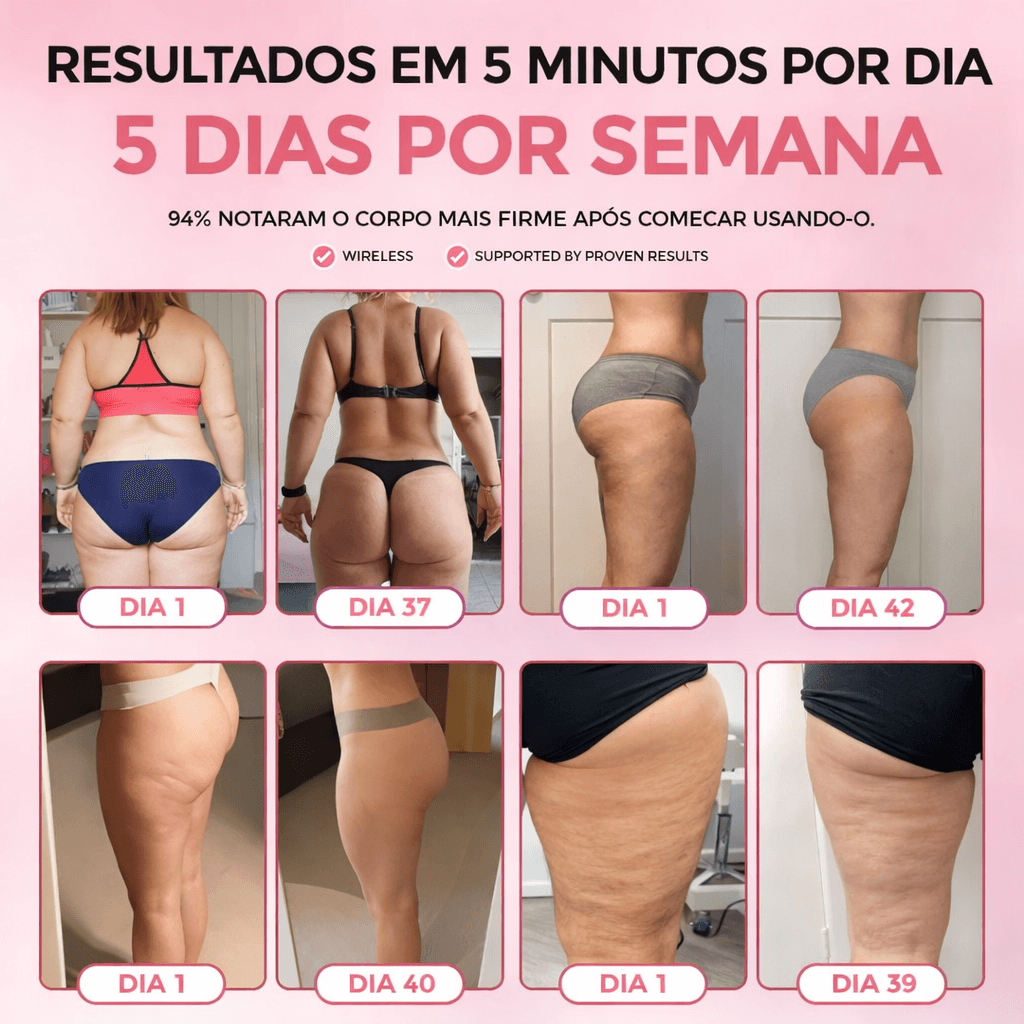 Massageador Anticelulite Pro + 2 Óleos  de brinde