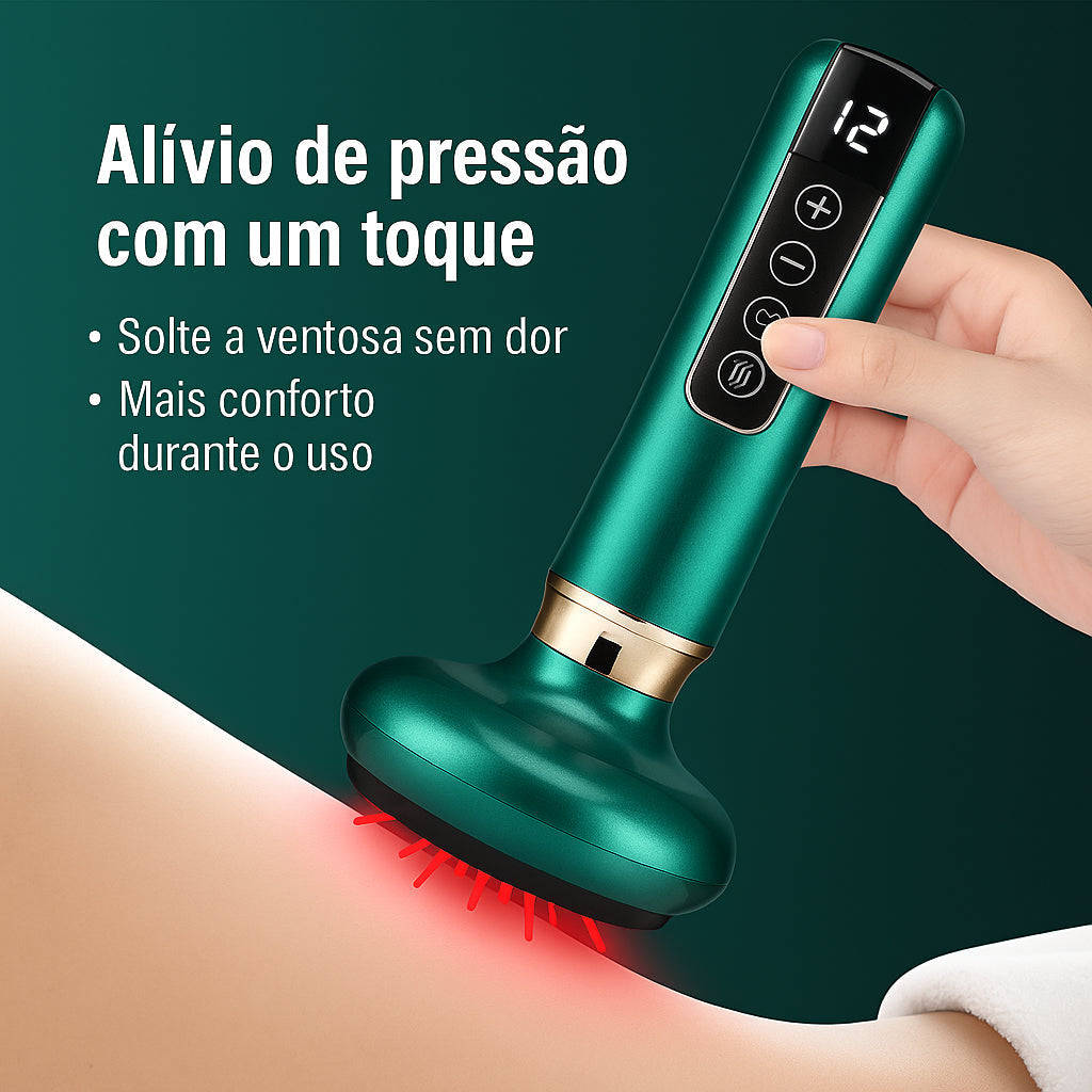 Massageador Anticelulite Pro + 2 Óleos  de brinde