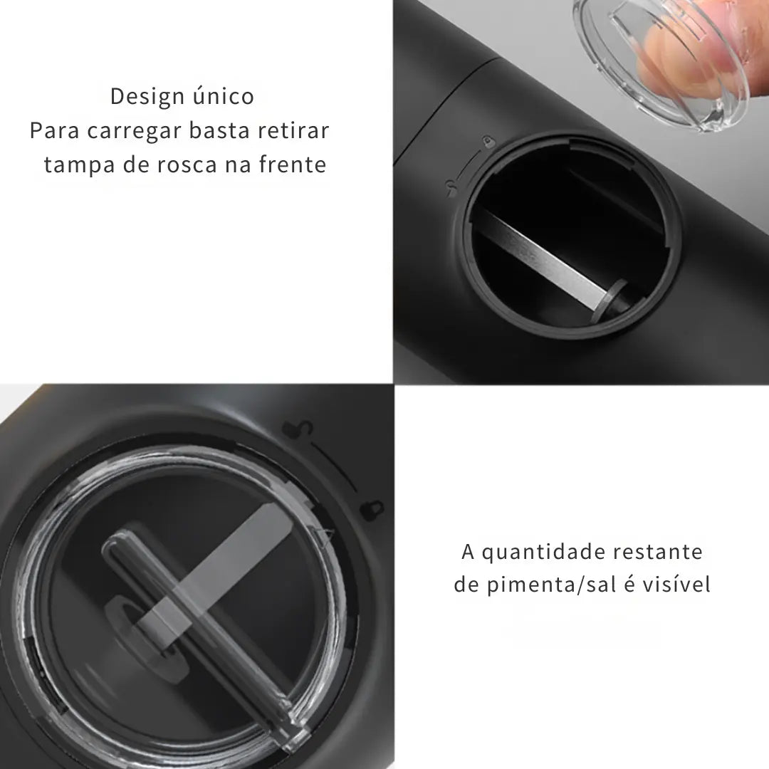 Moedor De Temperos Elétrico Max Precision™ ( PROMOÇÃO COMPRE 1 LEVE 2 )
