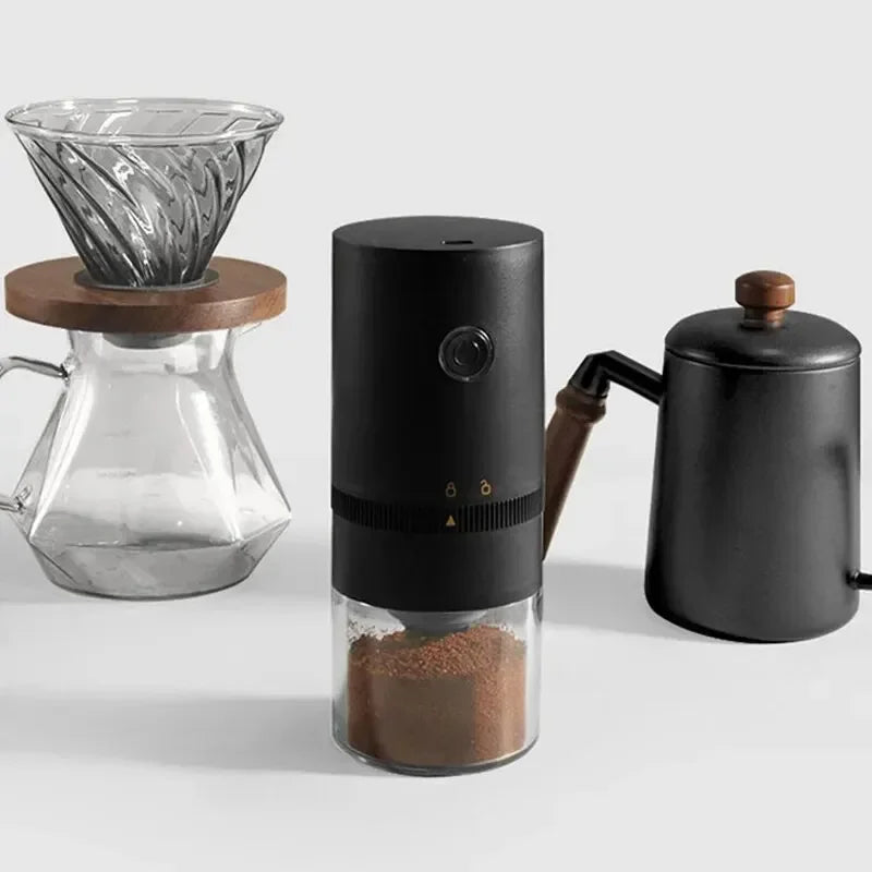 Mini Moedor de Café Elétrico com Lâmina Cerâmica