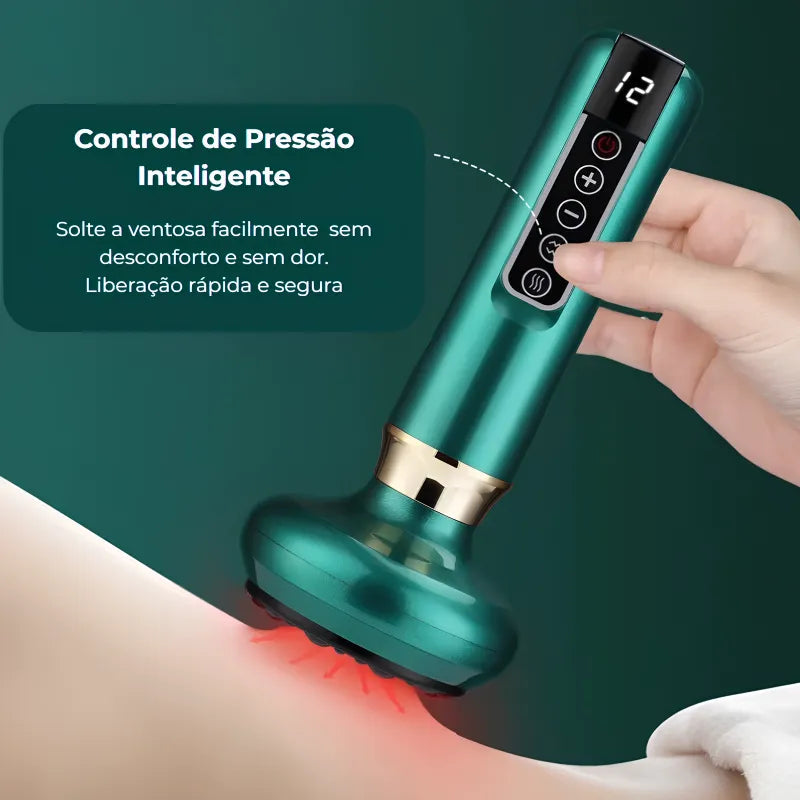 Massageador Anticelulite Pro + 2 Óleos  de brinde