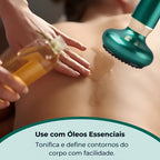 Massageador Anticelulite Pro + 2 Óleos  de brinde