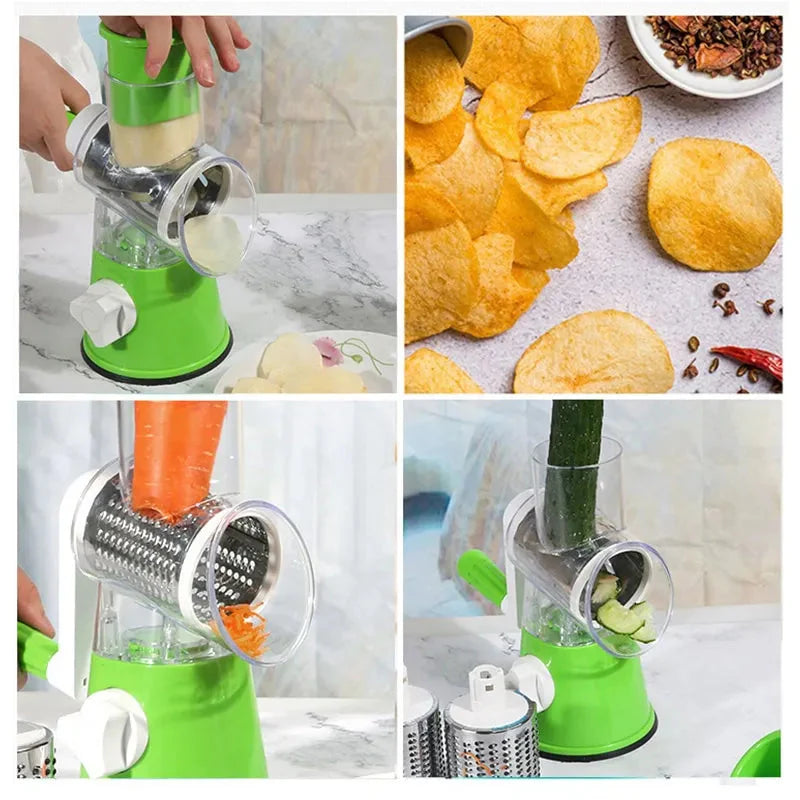 Ralador de Cozinha Profissional - 3 em 1