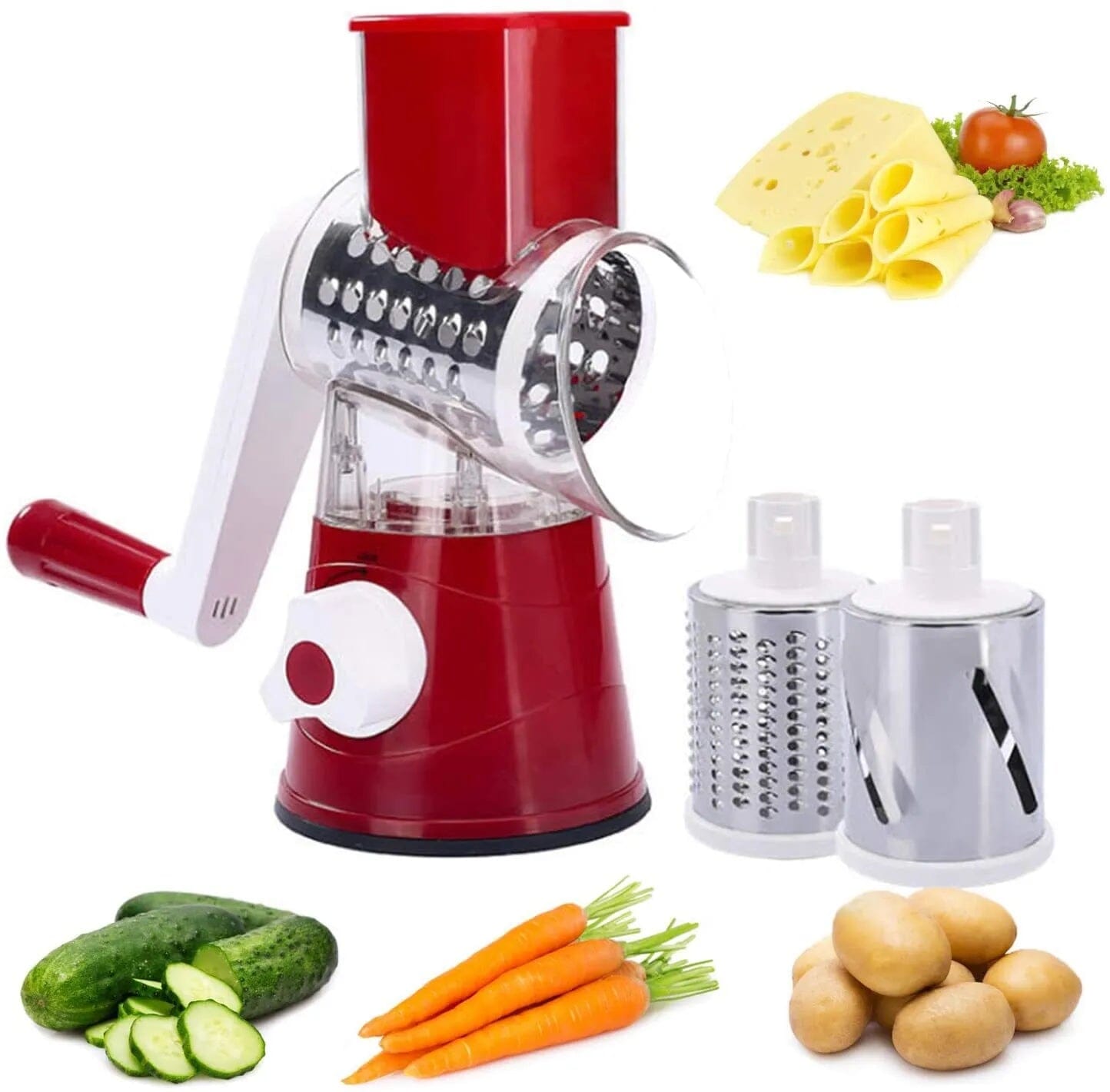 Ralador de Cozinha Profissional - 3 em 1