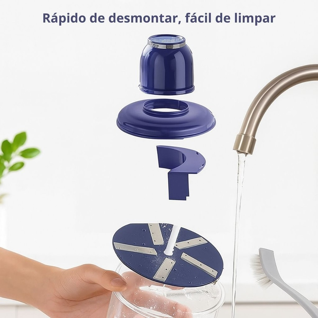 Descascador Elétrico de Alho e Frutas