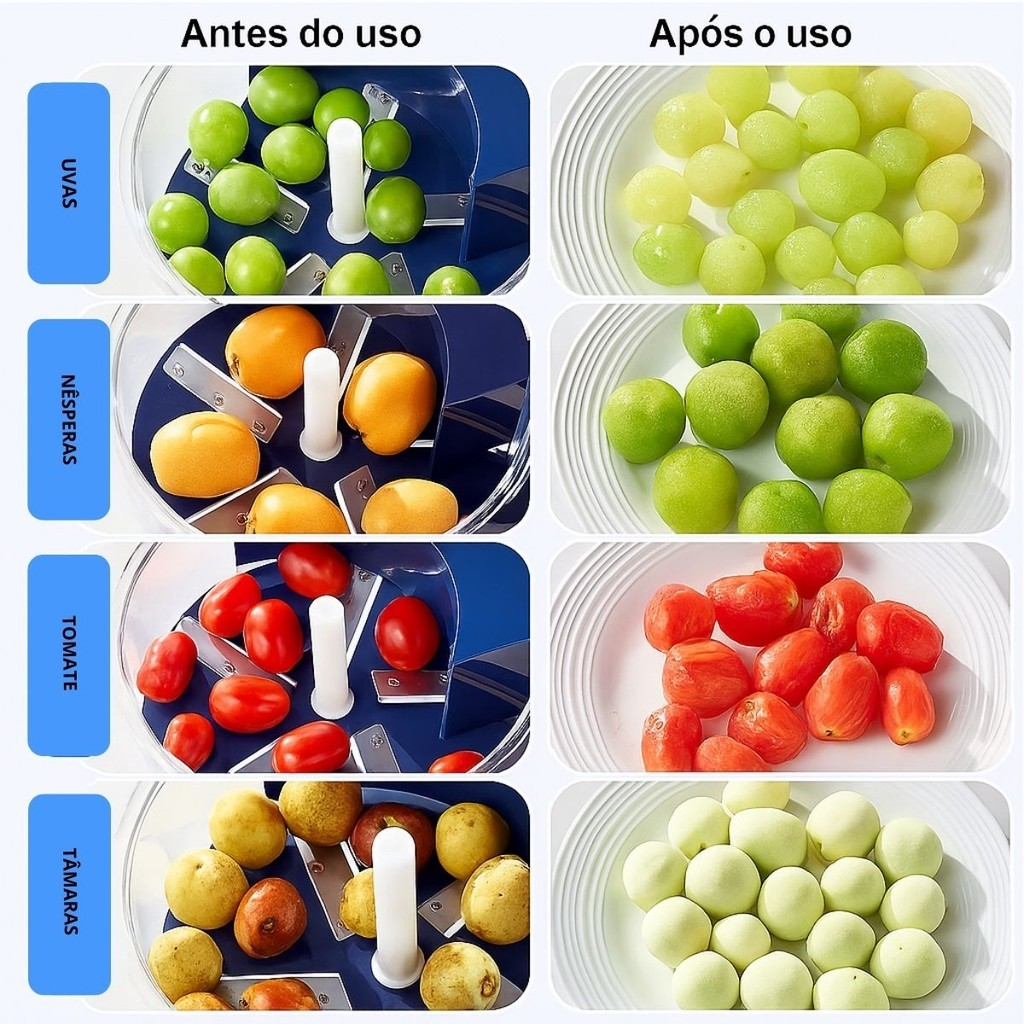 Descascador Elétrico de Alho e Frutas
