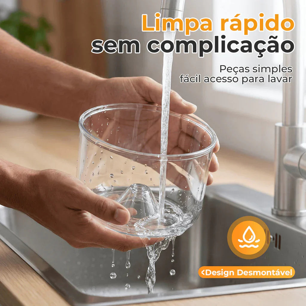 Descascador Elétrico de Alho e Frutas
